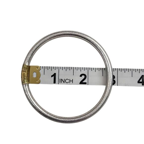 Budhagirl All Weather Silver Black Three Kings Bangle Bracelets - Picture 6 of 7